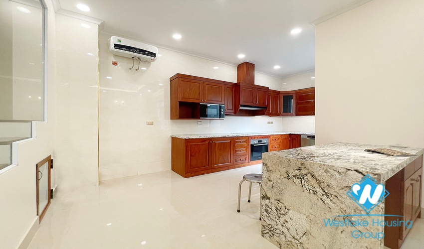 A beautiful villa with elevator for rent in T Block, Ciputra, Tay Ho, Ha Noi